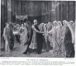 テオフィリウスの選択 作： Valentine Cameron Prinsep